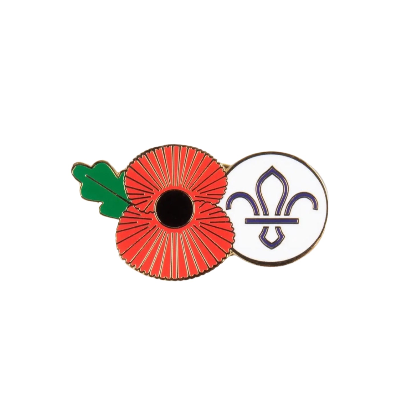 Poppy & Scouts Pin Badge