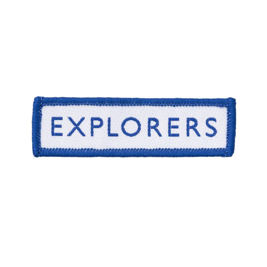 Explorers Logo Woven Badge