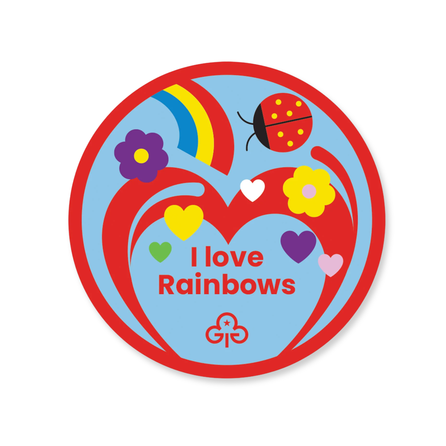 I love Rainbows Badge