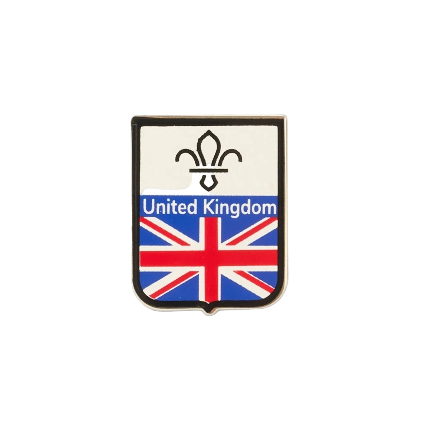 UK Fleur de Lis Scouts Pin Badge