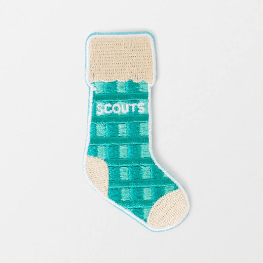 Scouts Christmas Stocking Blanket Badge
