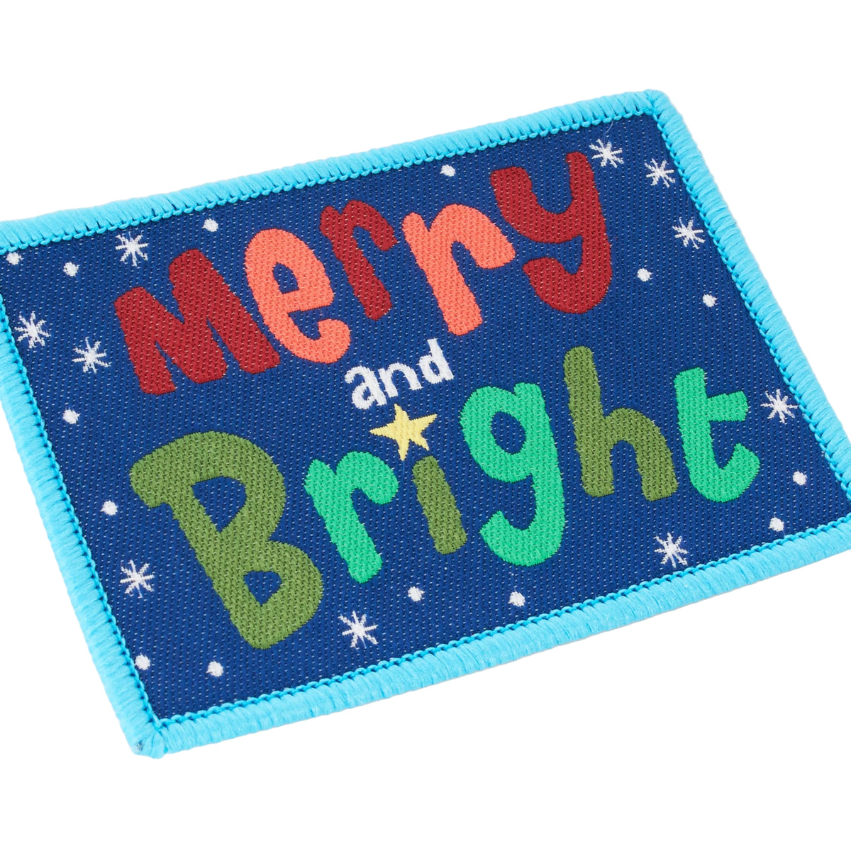 Merry & Bright Blanket Badge