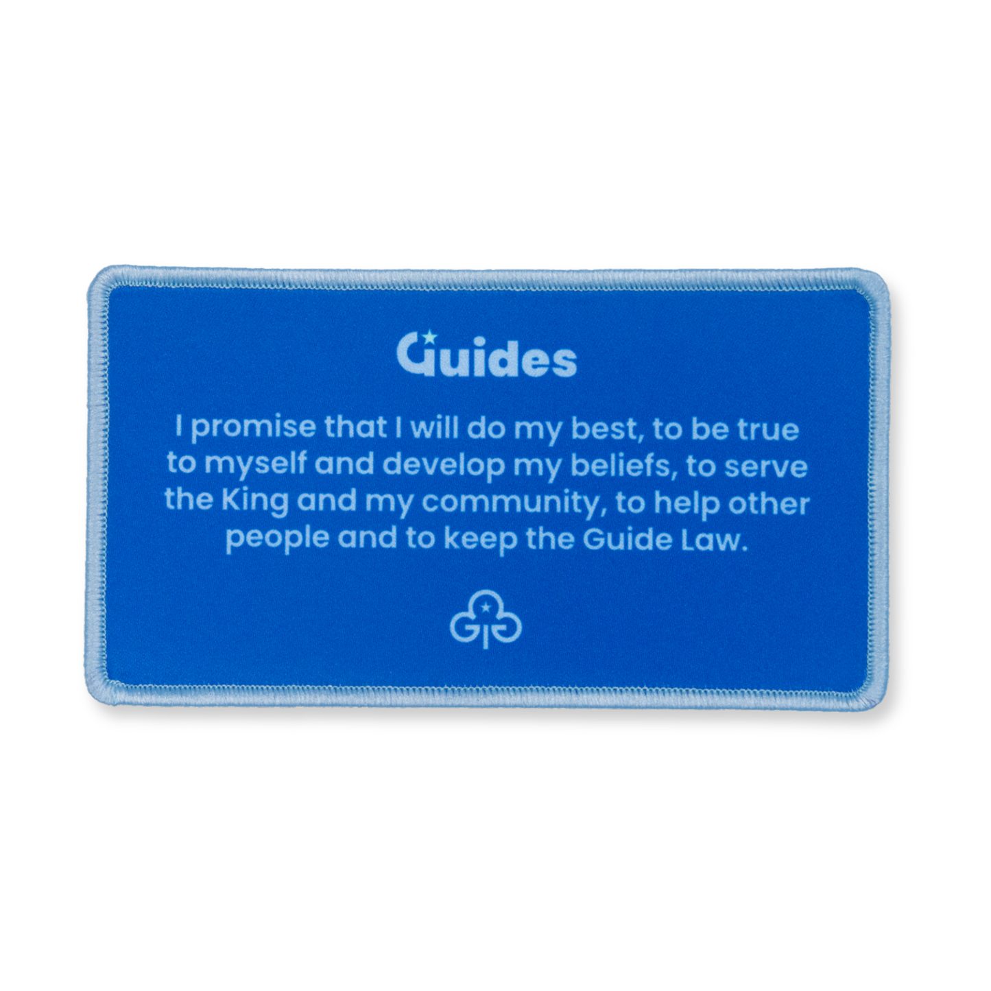 Remember your promise Guide woven badge