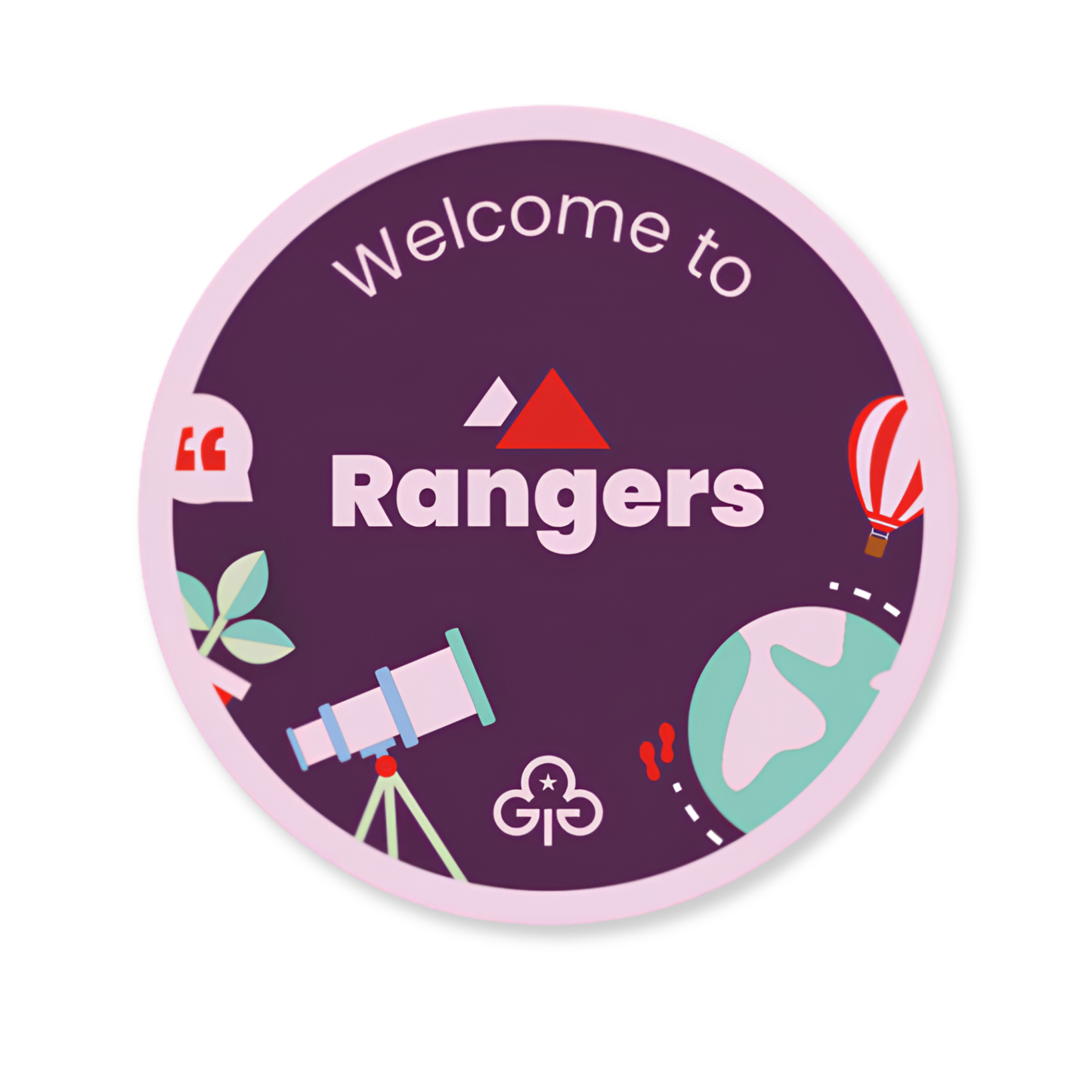 Welcome to Rangers woven badge