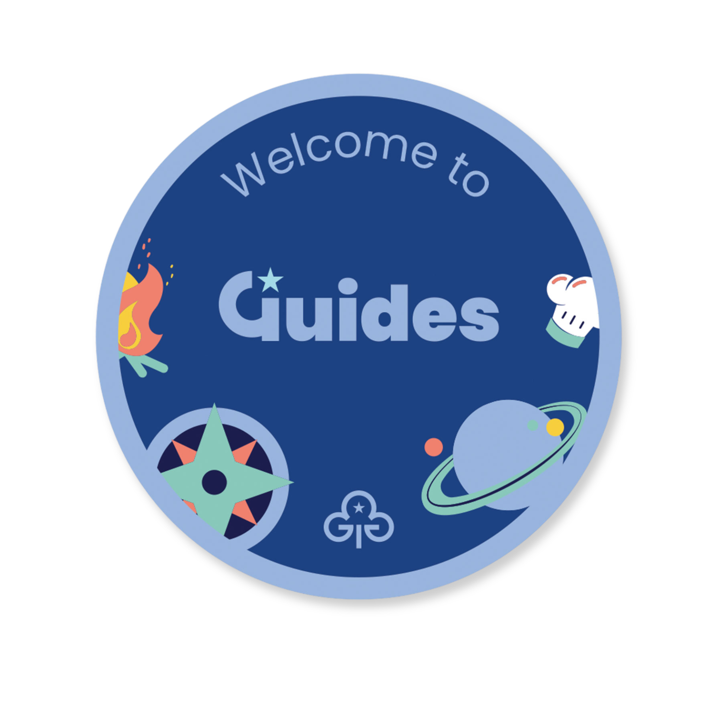 Welcome to Guides woven badge