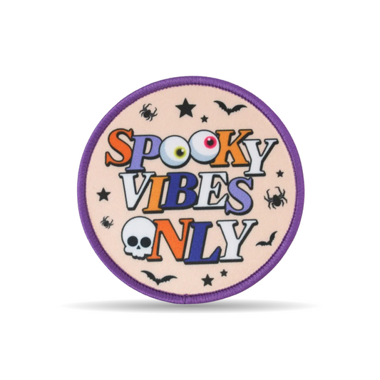 Spooky Vibes Only Halloween Blanket Badge