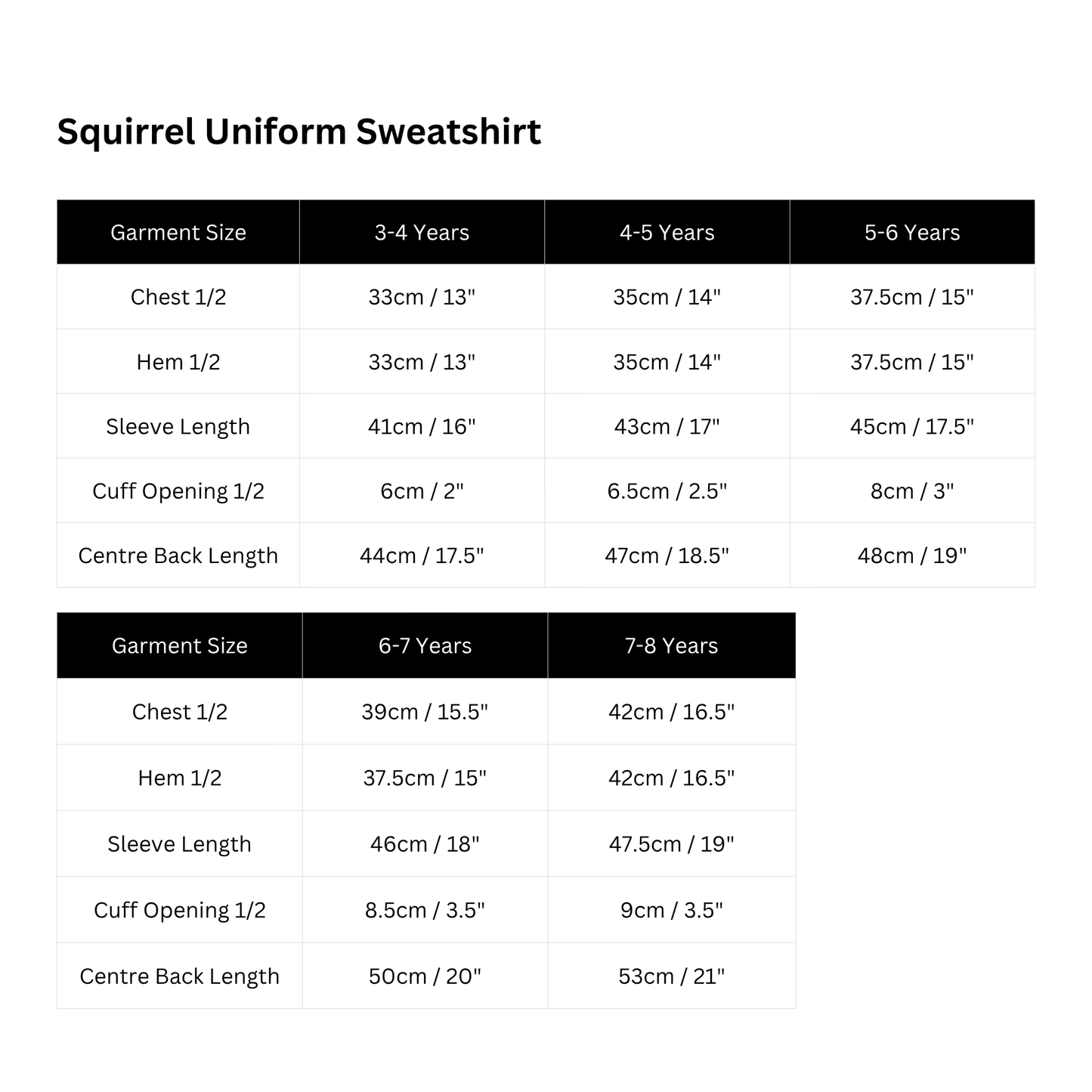 Squirrel Scouts Uniform Sweatshirt