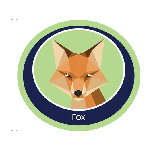 Fox emblem - woven