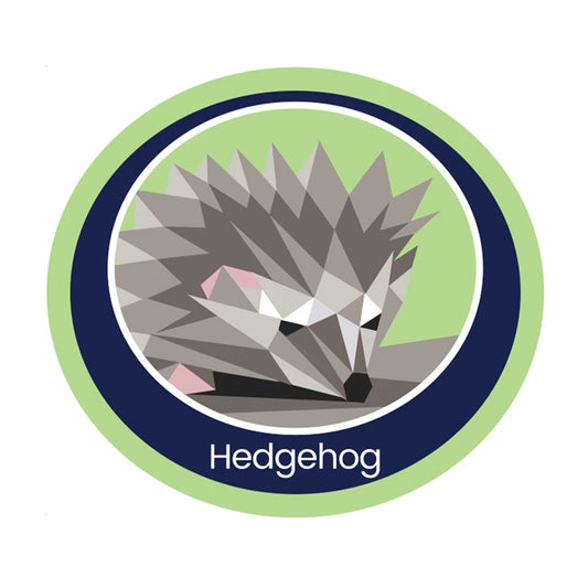 Hedgehog emblem - woven