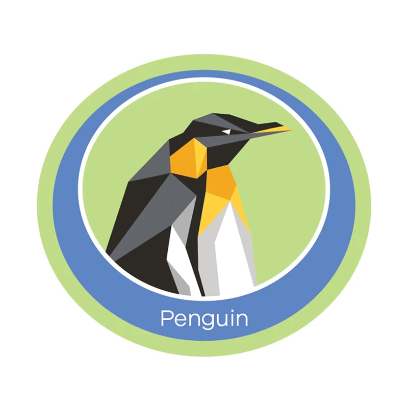 Penguin emblem - woven