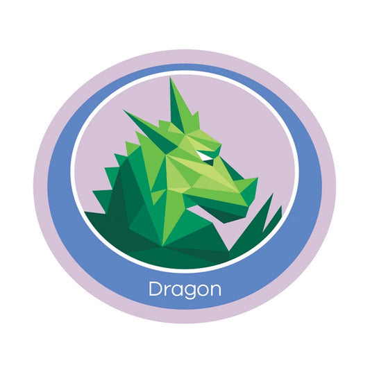 Dragon emblem - woven