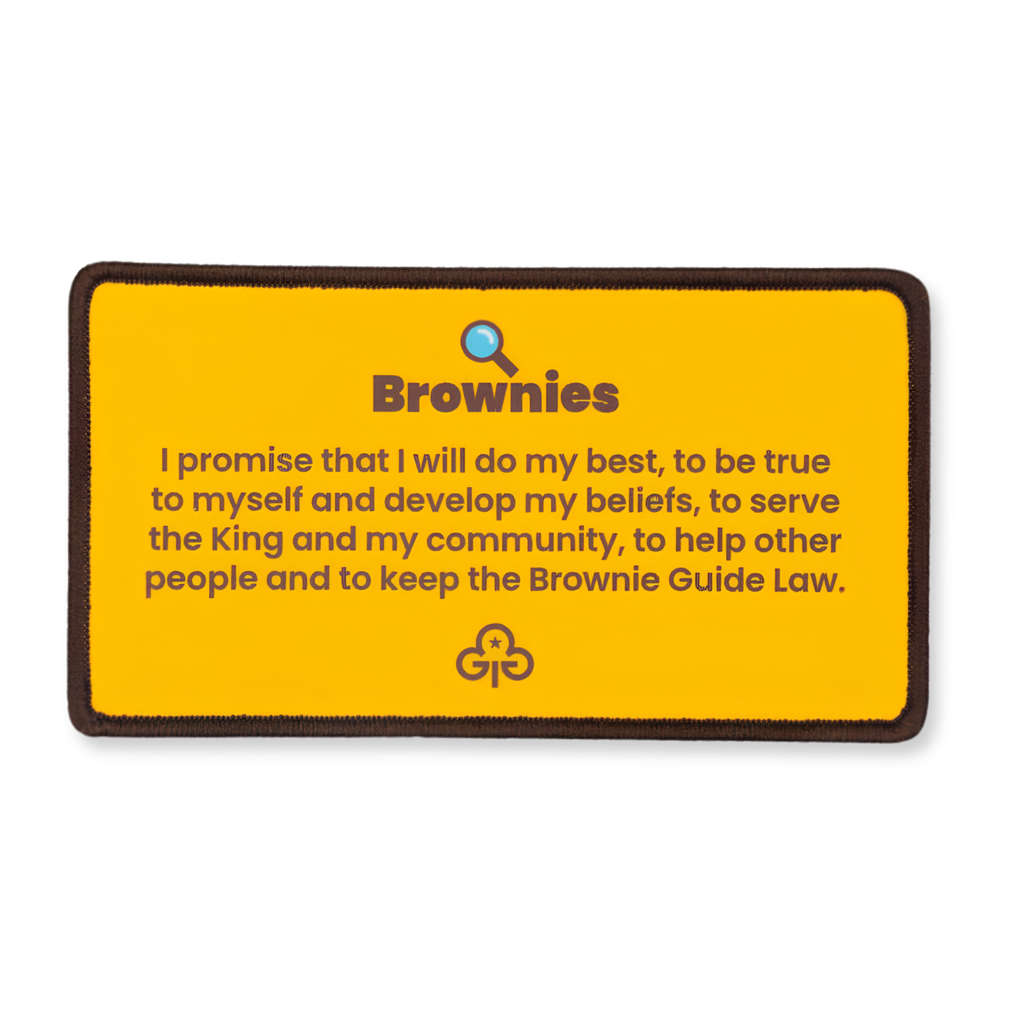 Remember your promise Brownies woven badge