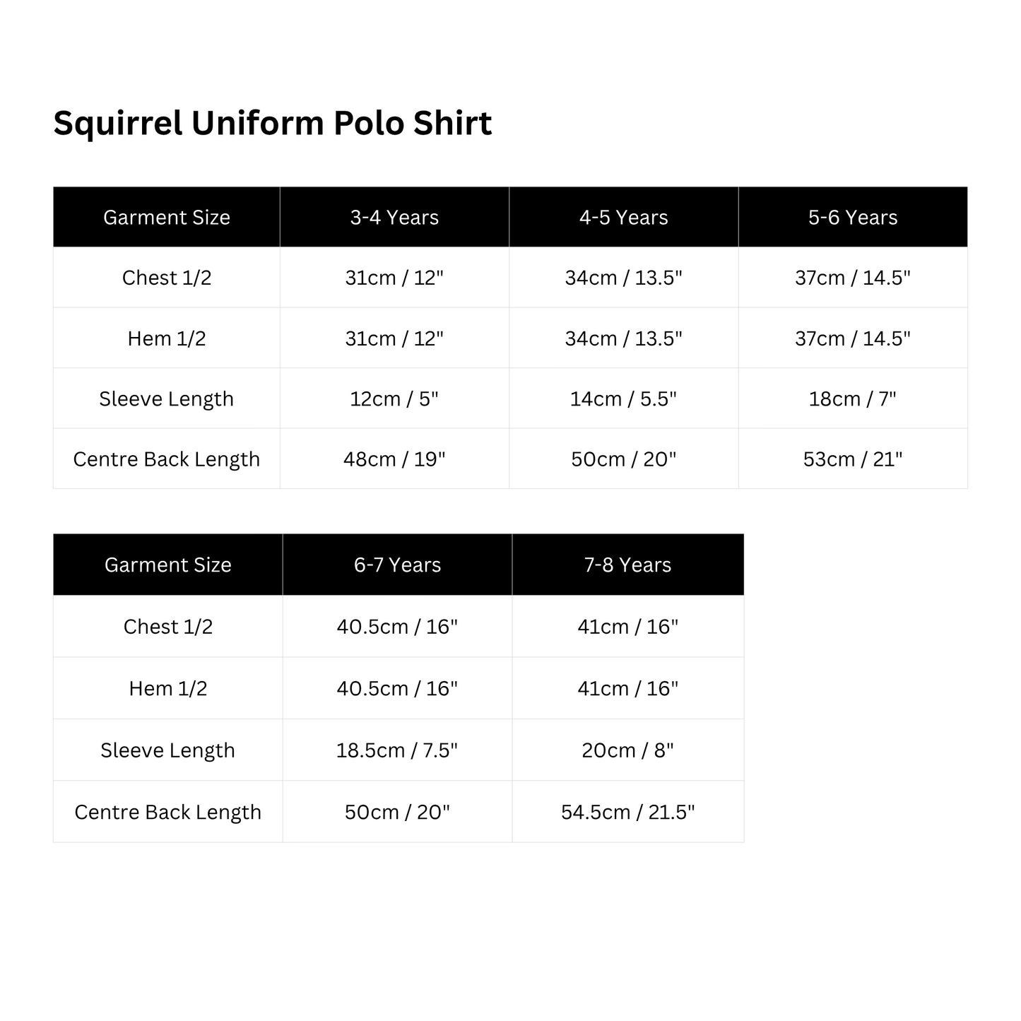 Squirrel Scouts Uniform Polo