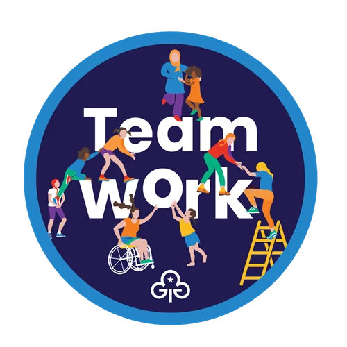 Teamwork woven badge