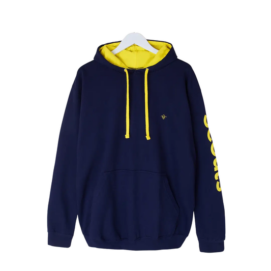 Scouts Fleur de Lis Bold Contrast Hoodie - Navy