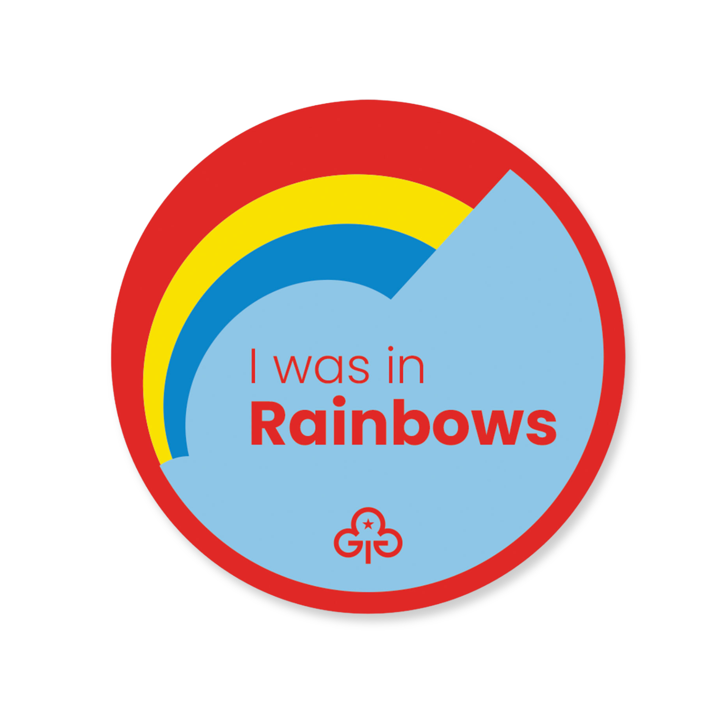 I was in Rainbows woven badge
