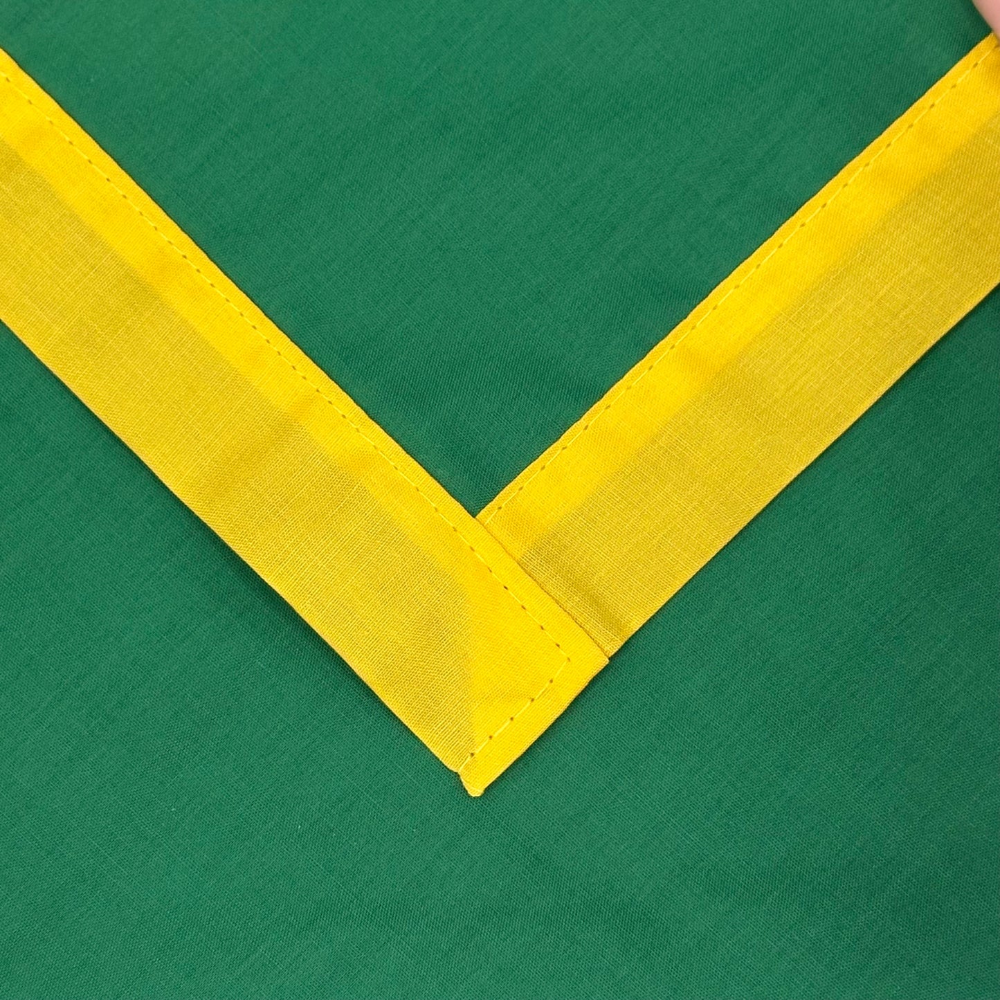 Adult Necker with Trim - Emerald / Gold