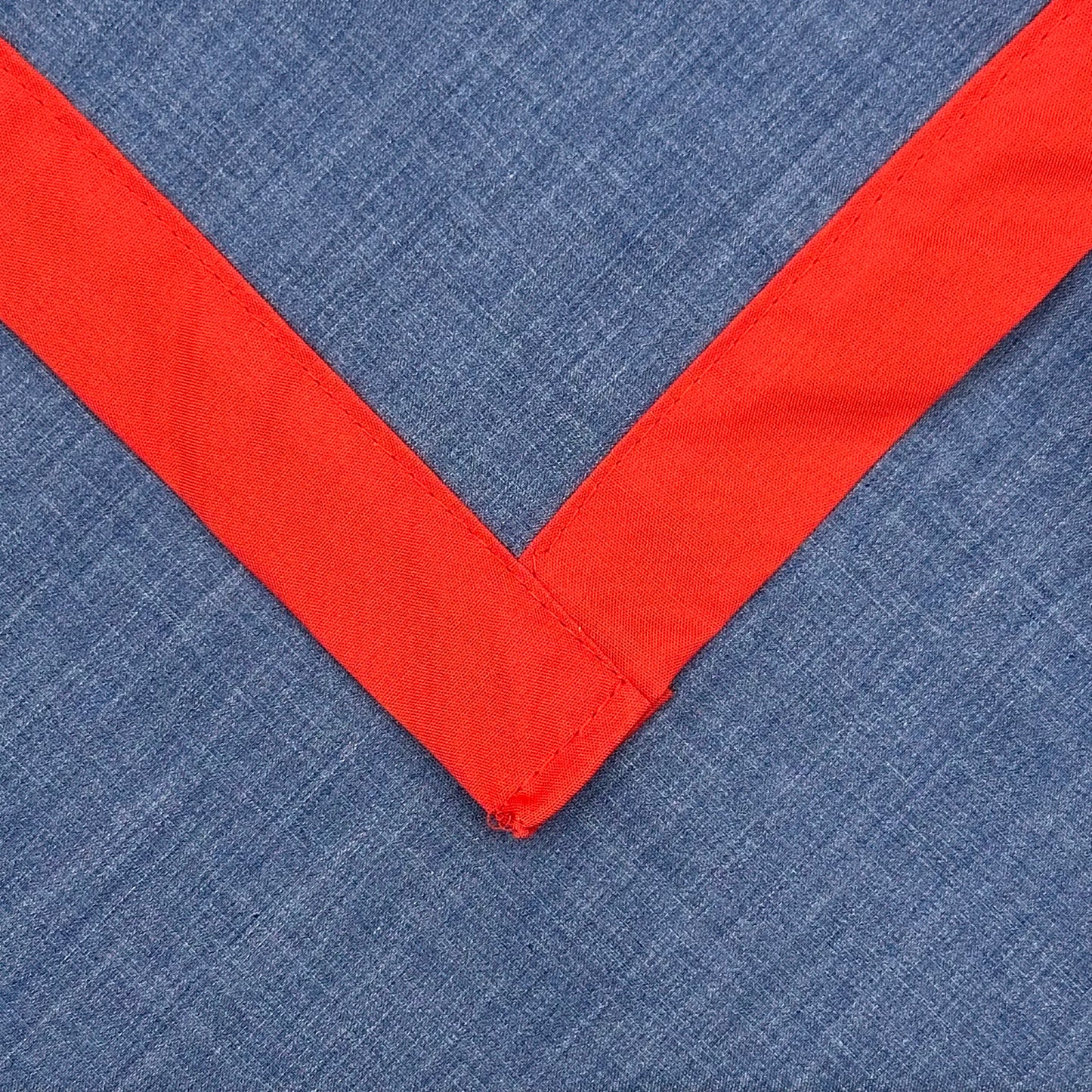 Adult Necker with Trim - Grey / Scarlet
