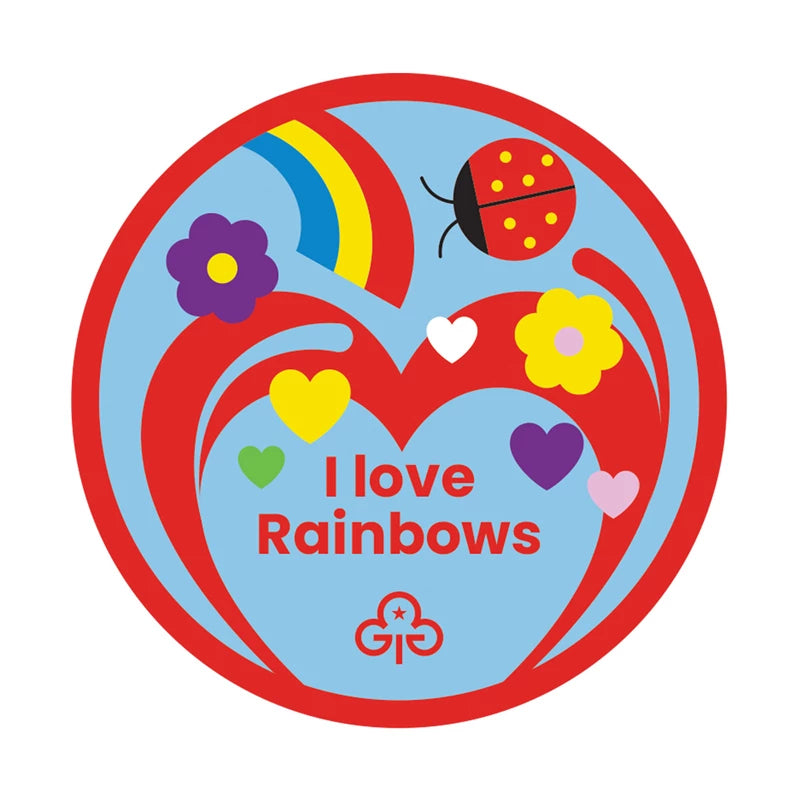 I love Rainbows Badge