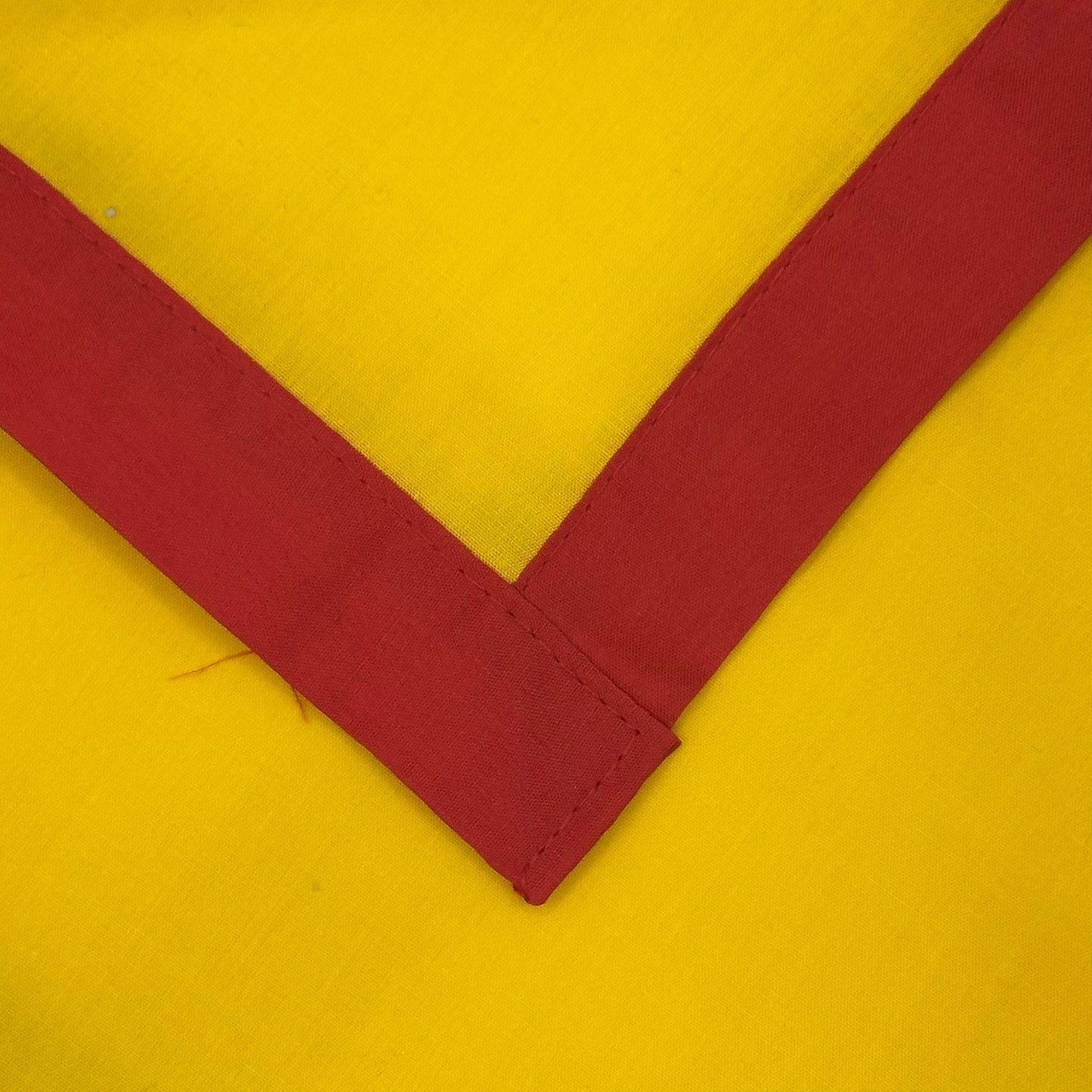 Child Necker with Trim - Lemon / Scarlet