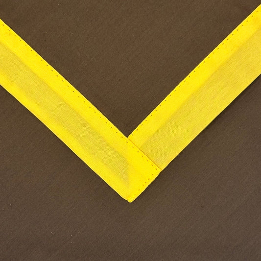 Child Necker with Trim - Brown / Yellow