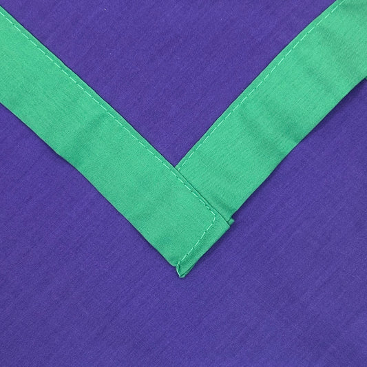 Adult Necker with Trim - Purple / Emerald