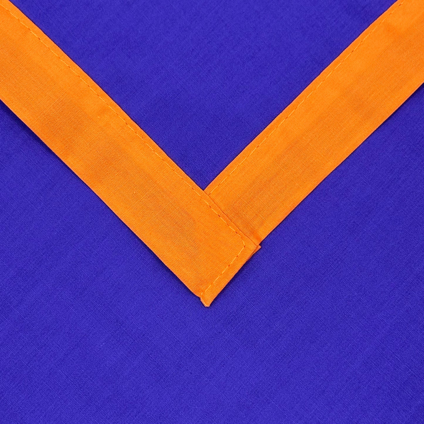 Adult Necker with Trim - Purple / Tangerine
