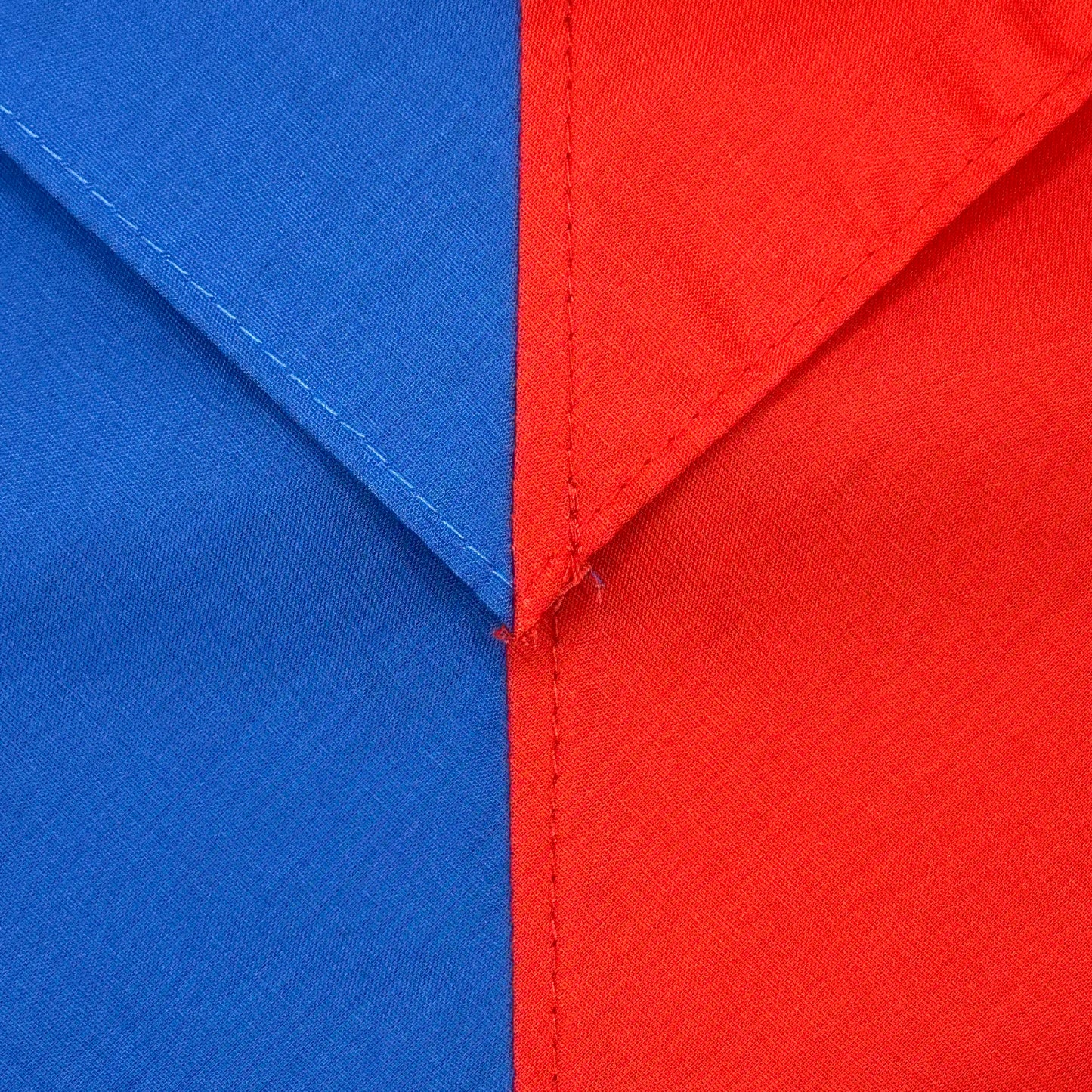 Adult Necker Half & Half - Hyacinth / Scarlet