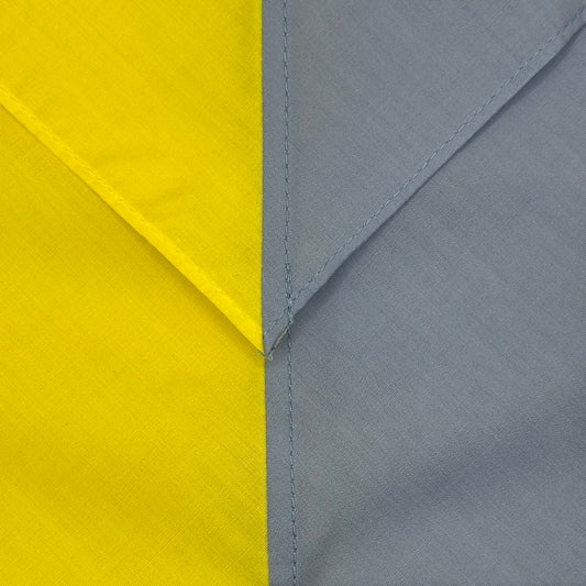 Adult Necker Half and Half - Yellow / Sky