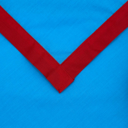 Child Necker with Trim - Turquoise / Scarlet