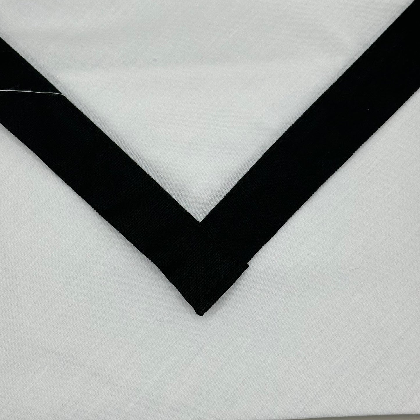 Adult Necker with Trim - White / Black