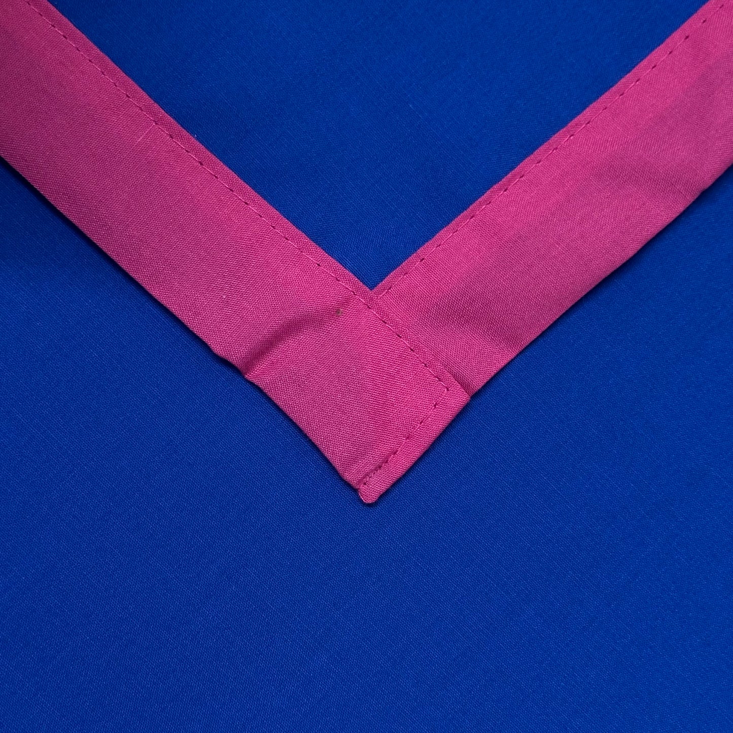 Child Necker with Trim - Royal / Cerise