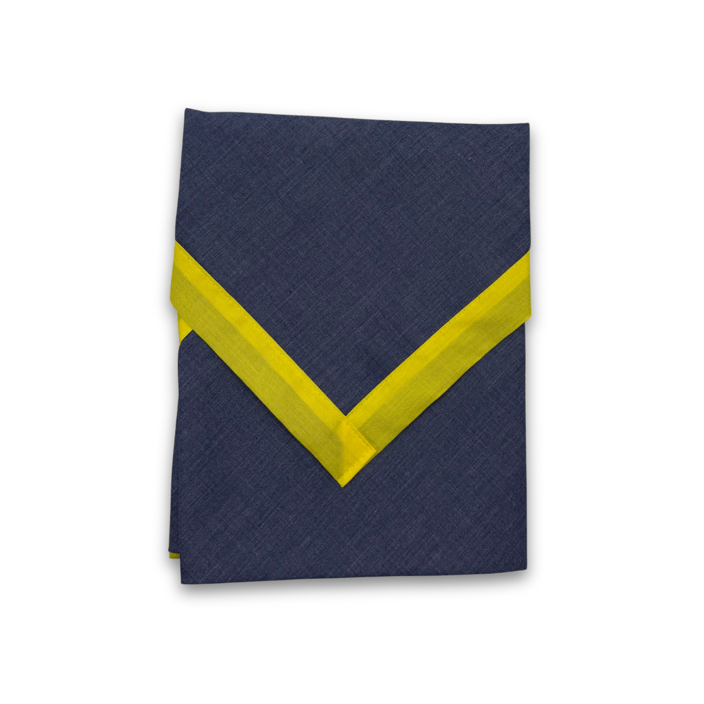 Child Necker with Trim - Denim Grey/Yellow