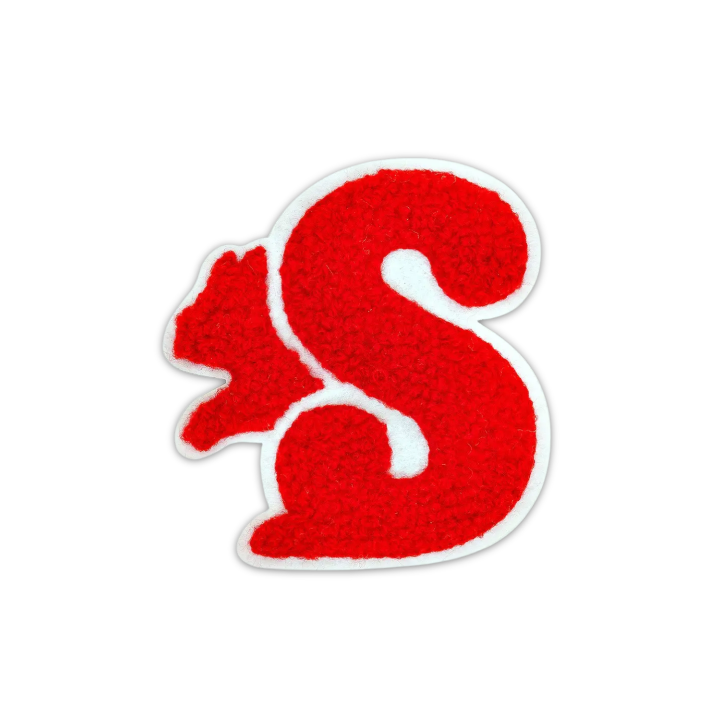 Squirrels Chenille Blanket Badge