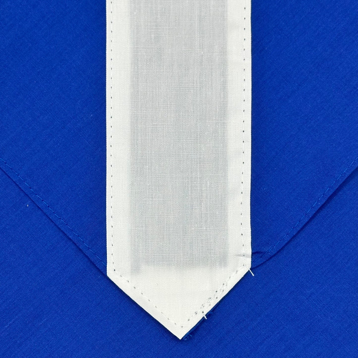 Adult Necker with Centre Stripe - Royal / White