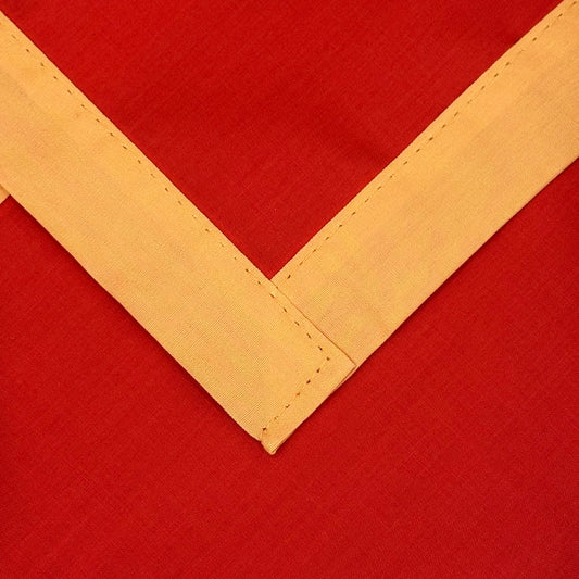 Child Necker with Trim - Scarlet / Orange