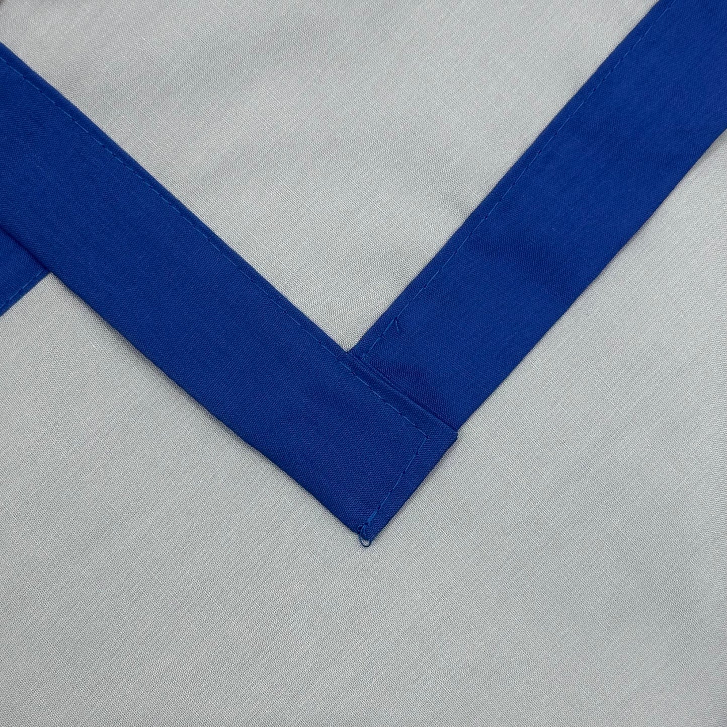 Child Necker with Trim - Silver Grey / Royal