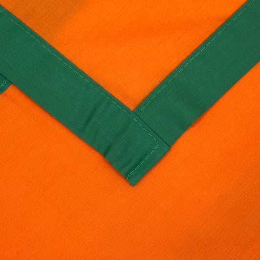 Child Necker with Trim - Tangerine / Emerald