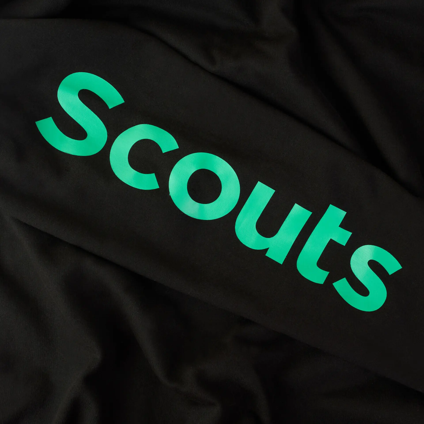 Scouts Fleur de Lis Bold Contrast Hoodie - Black/Green