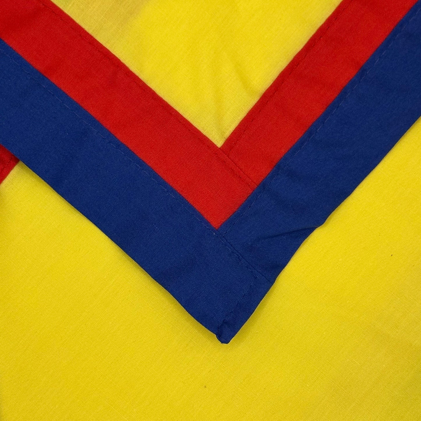 Adult Necker with Double Trim - Yellow / Scarlet / Royal