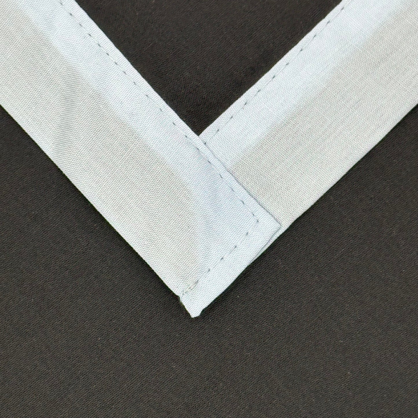 Adult Necker with Trim - Black / Sky