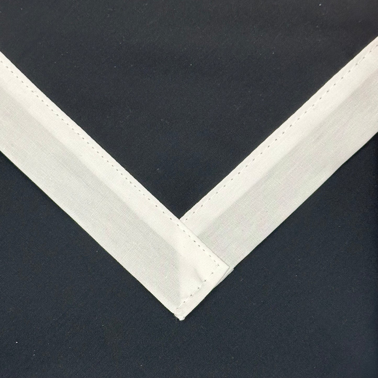 Child Necker with Trim - Black / White