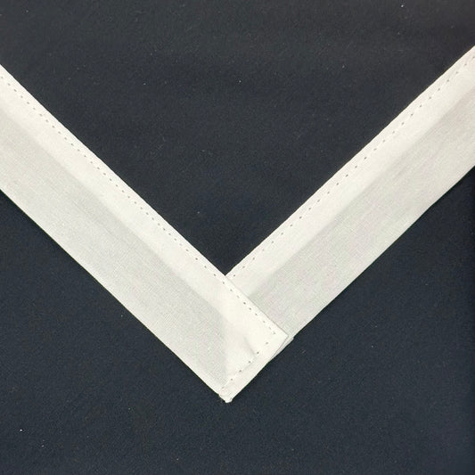 Child Necker with Trim - Black / White