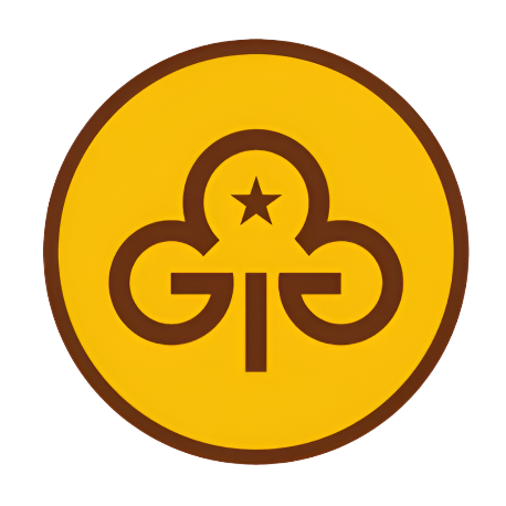 Brownies trefoil woven badge