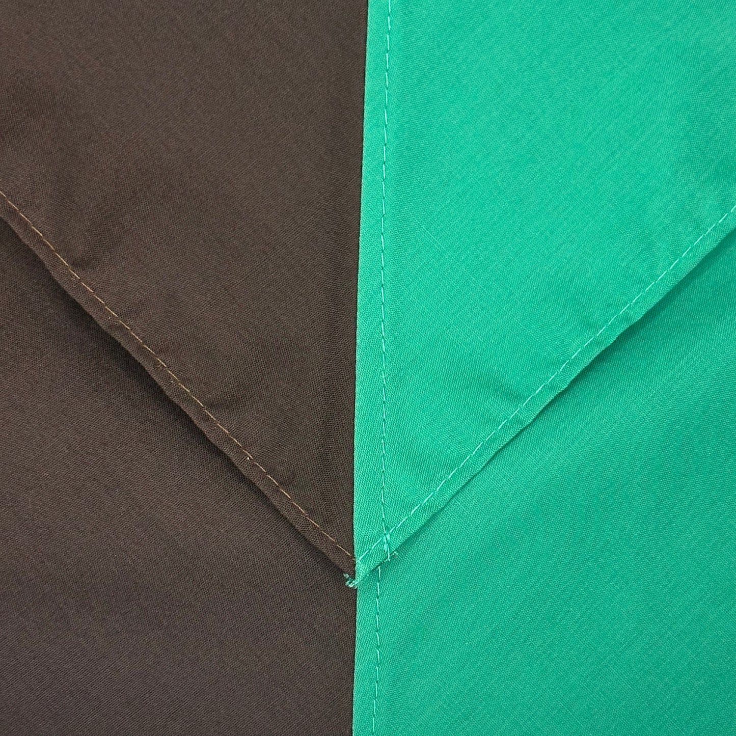 Adult Necker Half and Half - Dark Brown / Emerald