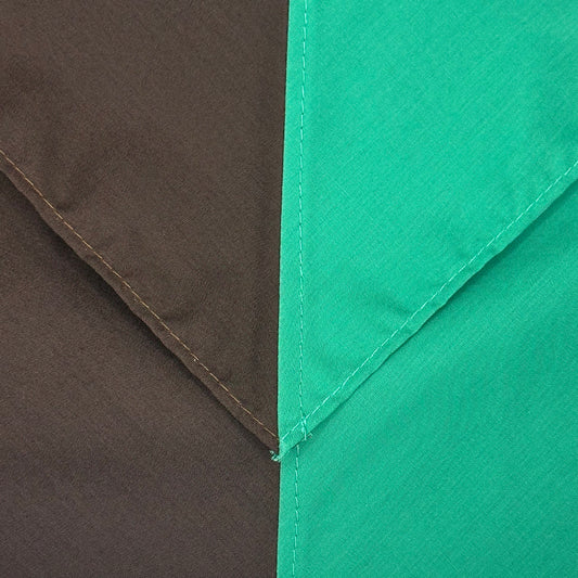 Child Necker Half and Half - Dark Brown / Emerald