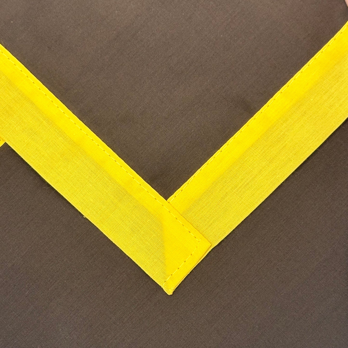 Adult Necker with Trim - Dark brown / Gold