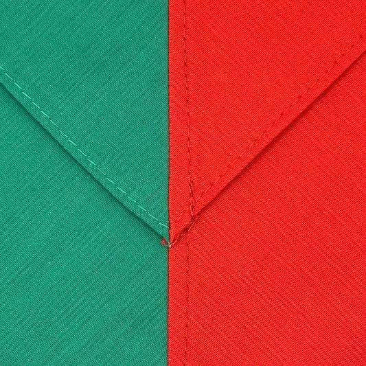 Child Necker Half and Half - Emerald / Scarlet
