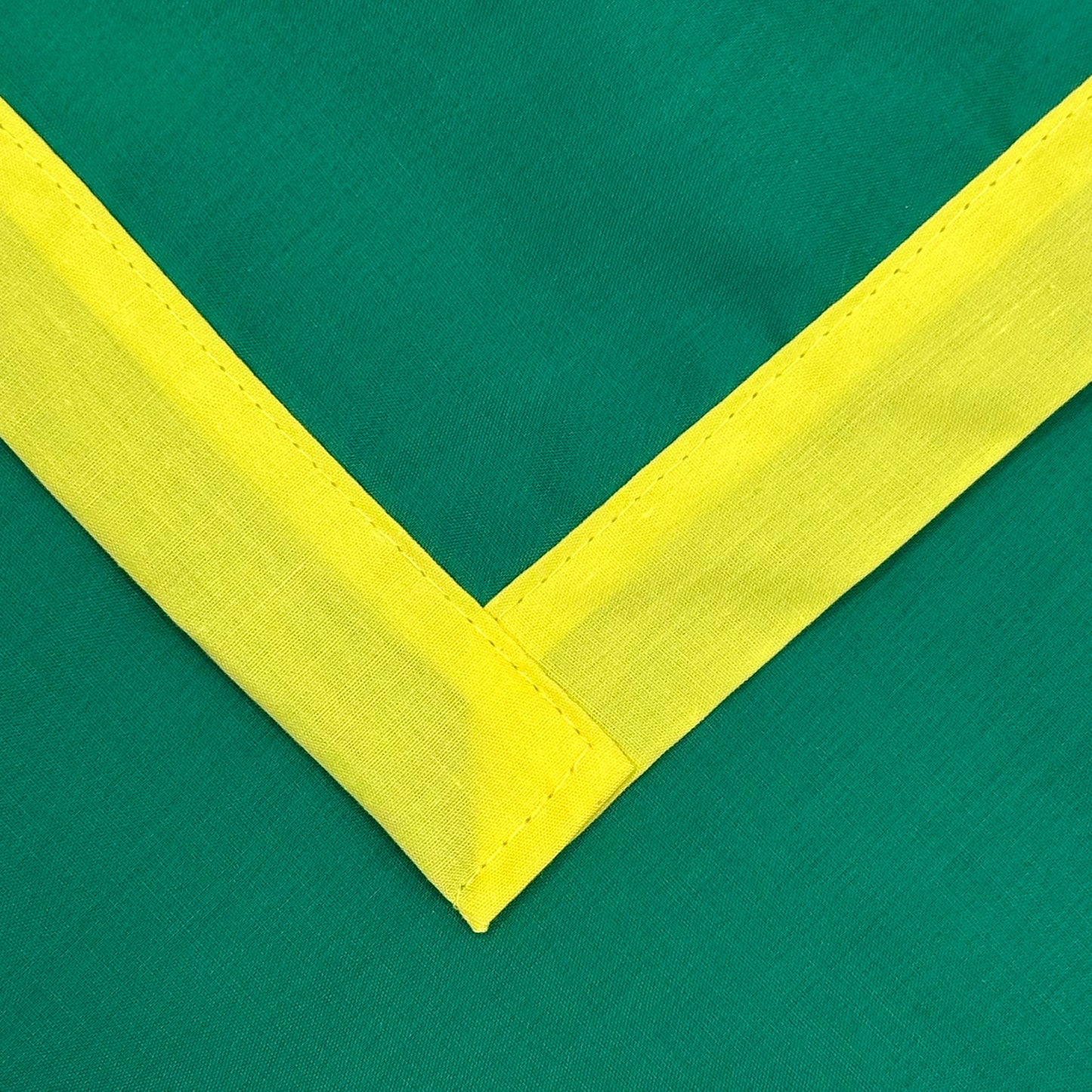 Child Necker with Trim - Emerald / Yellow