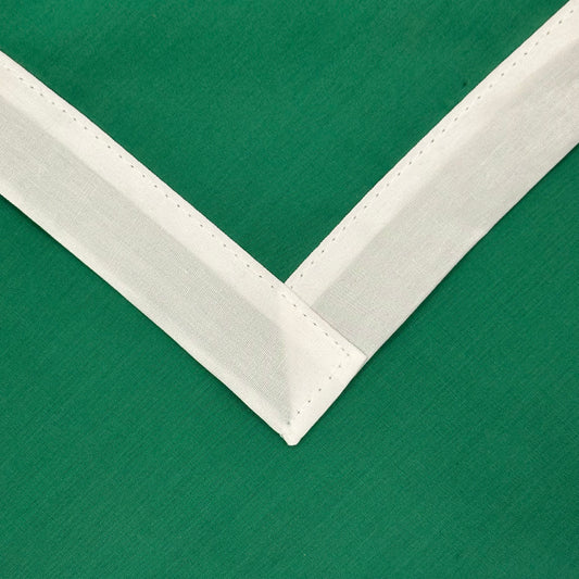 Child Necker with Trim - Emerald / White